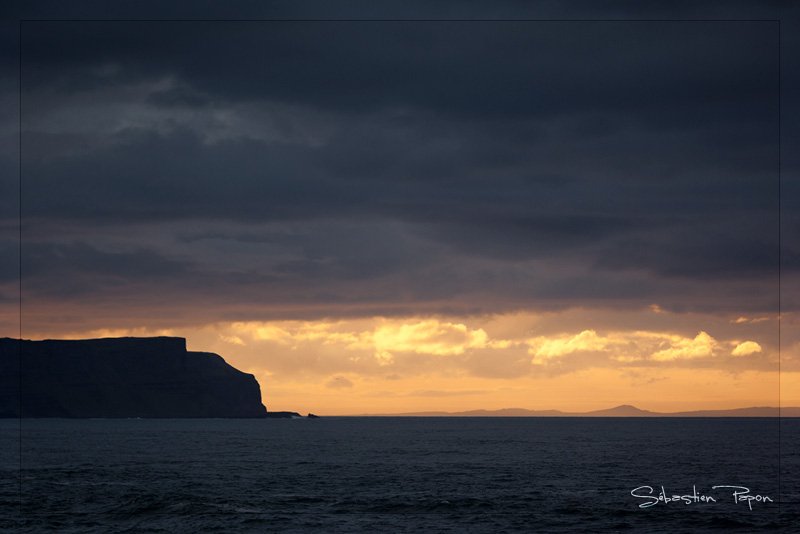 Sunset on Ballintoy