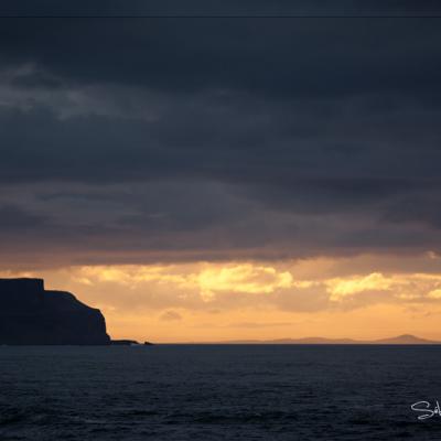 Sunset on Ballintoy