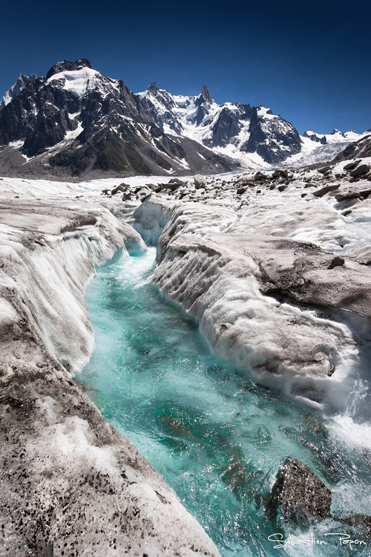 Sur la mer de glace