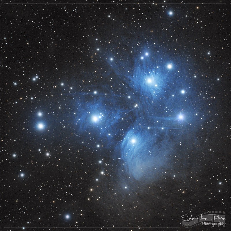 M45 - Amas des Pléiades
